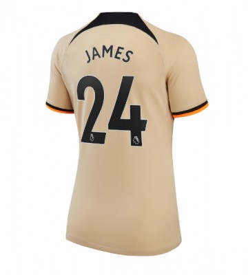 Chelsea Reece James #24 Tredjedrakt Kvinner 2022-23 Kortermet